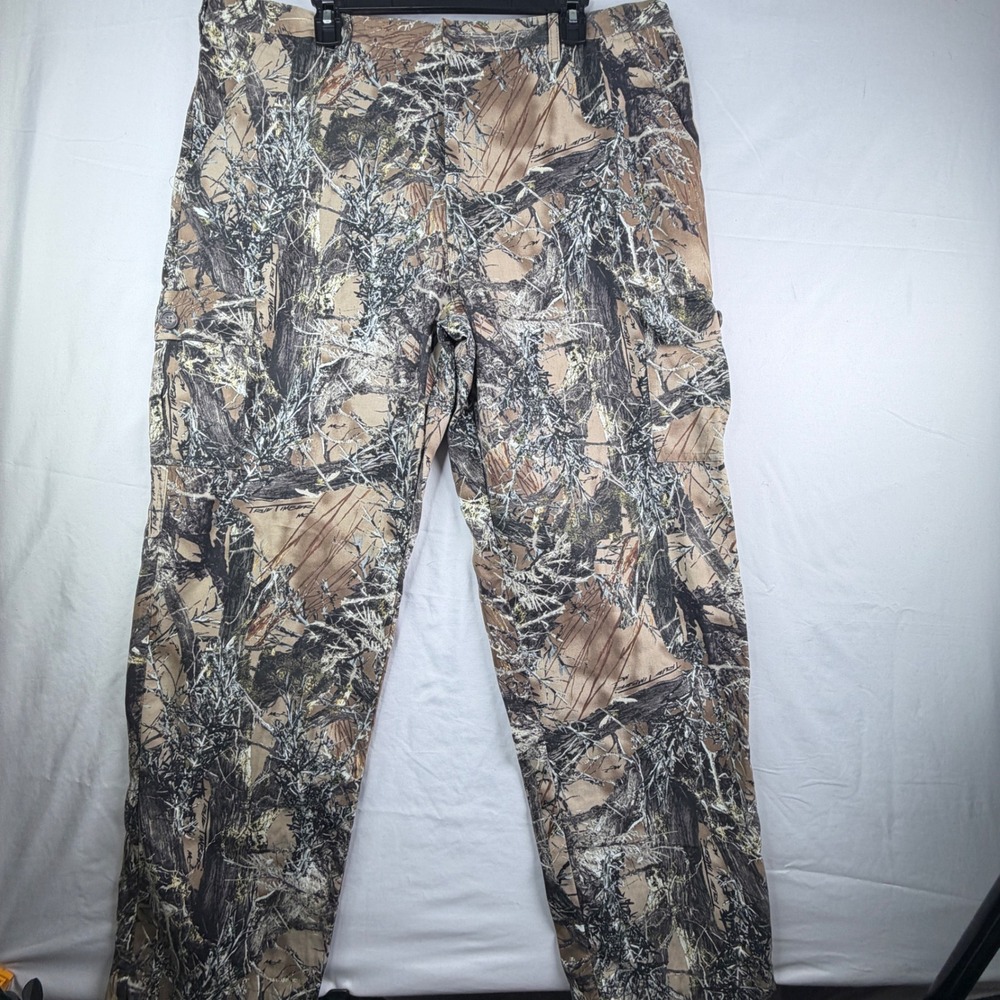 Mens Camouflage Cargo Pants Hunting Outdoor Realtree Xtra Pattern Size 38x30
